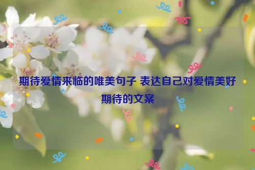 期待爱情来临的唯美句子 表达自己对爱情美好期待的文案