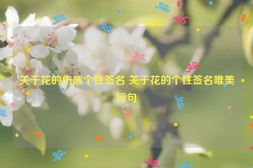 关于花的伤感个性签名 关于花的个性签名唯美短句