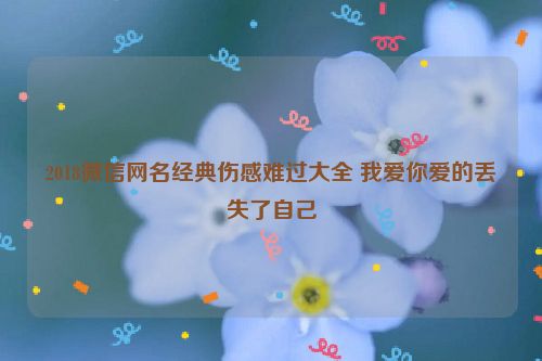 2018微信网名经典伤感难过大全 我爱你爱的丢失了自己