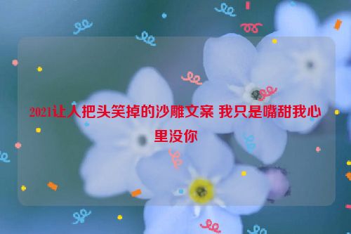 2021让人把头笑掉的沙雕文案 我只是嘴甜我心里没你