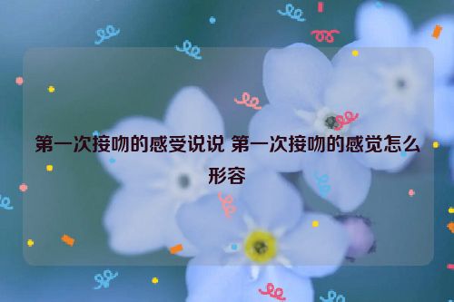 第一次接吻的感受说说 第一次接吻的感觉怎么形容