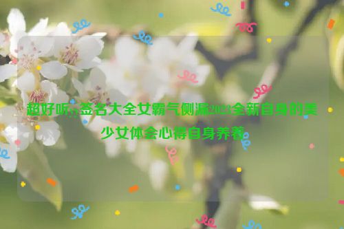 超好听yy签名大全女霸气侧漏2023全新自身的美少女体会心得自身养着