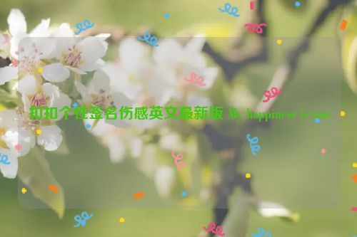 扣扣个性签名伤感英文最新版 My happiness is you