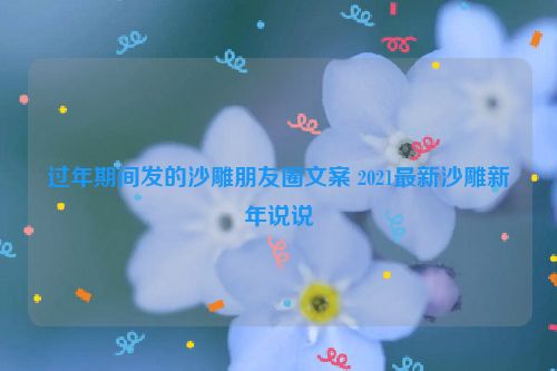 过年期间发的沙雕朋友圈文案 2021最新沙雕新年说说