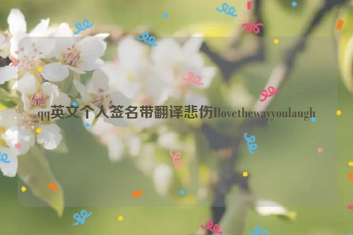 qq英文个人签名带翻译悲伤Ilovethewayyoulaugh